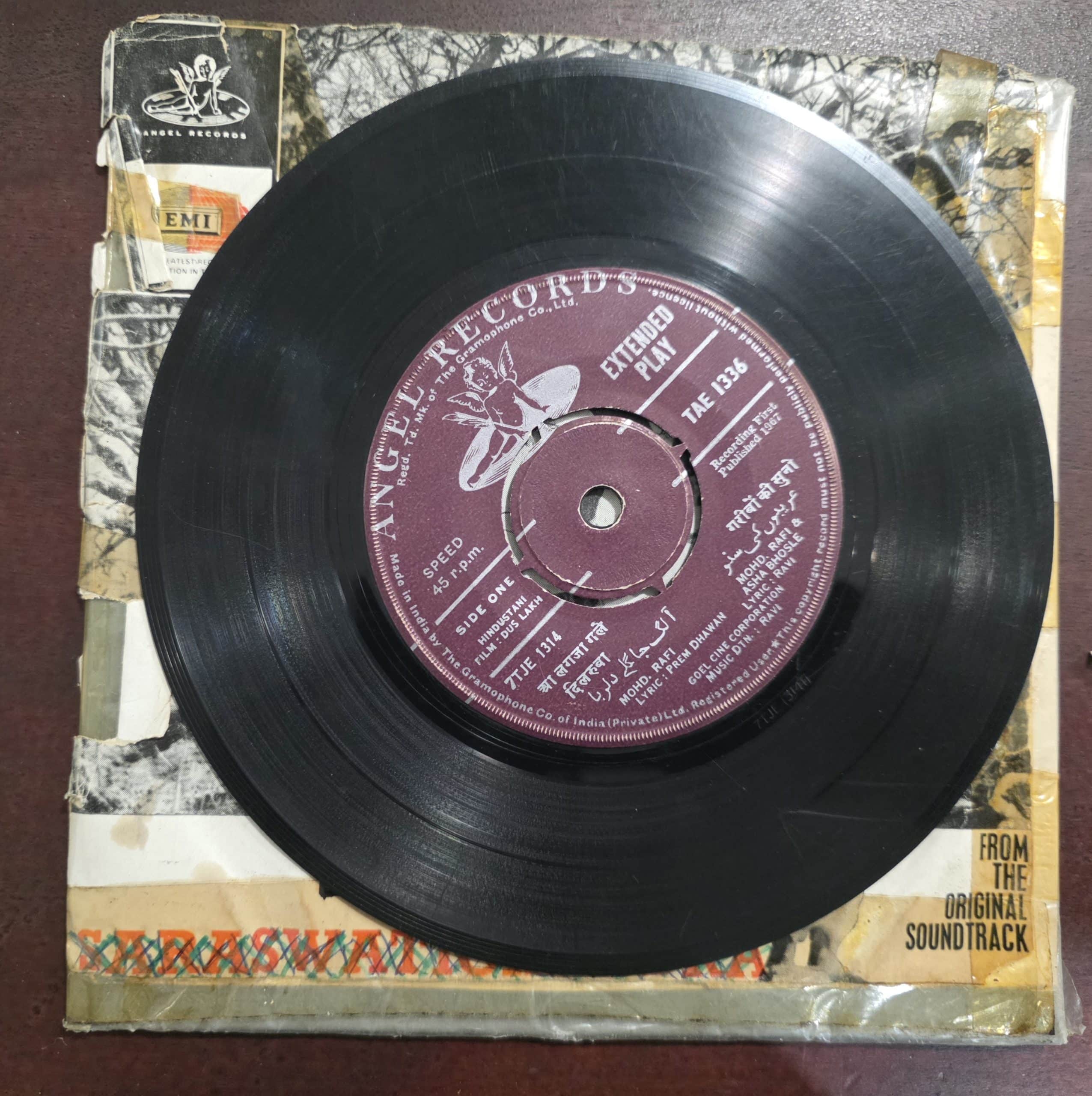 Dus Lakh - TAE 1336- Record EP Vinyl Vintage -Bollywood - Image 3