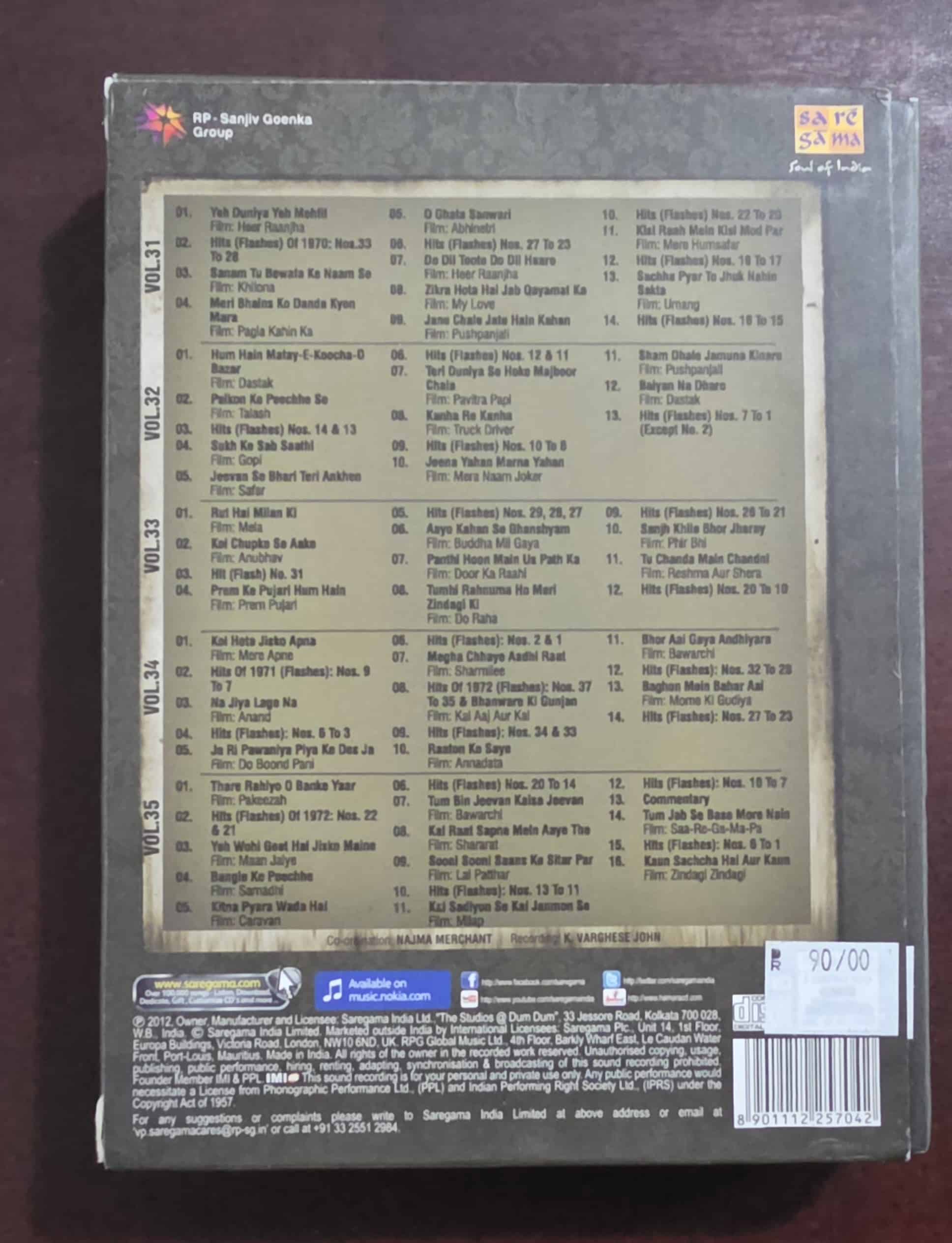 Amin Sayani Presents Geetmala - Ki Chhaon Mein - Vol 1 - 40 - Bollywood - Image 21