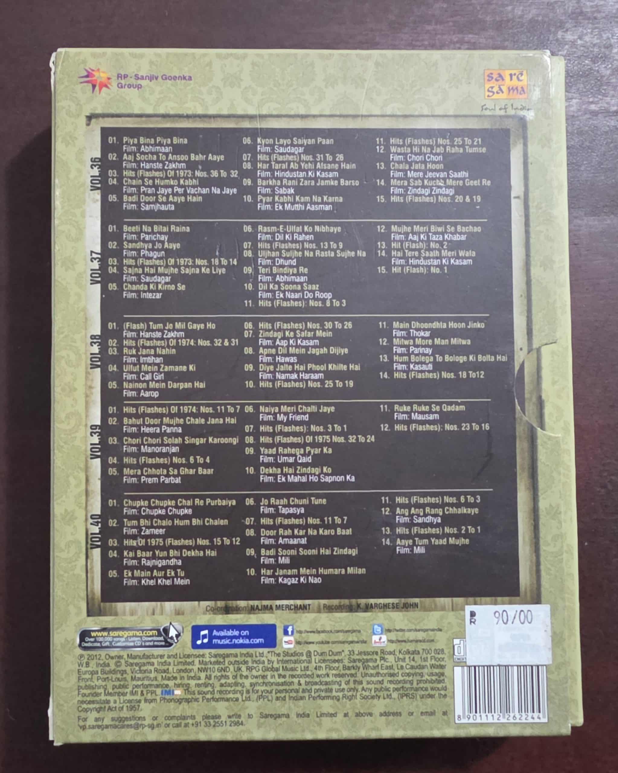Amin Sayani Presents Geetmala - Ki Chhaon Mein - Vol 1 - 40 - Bollywood - Image 24