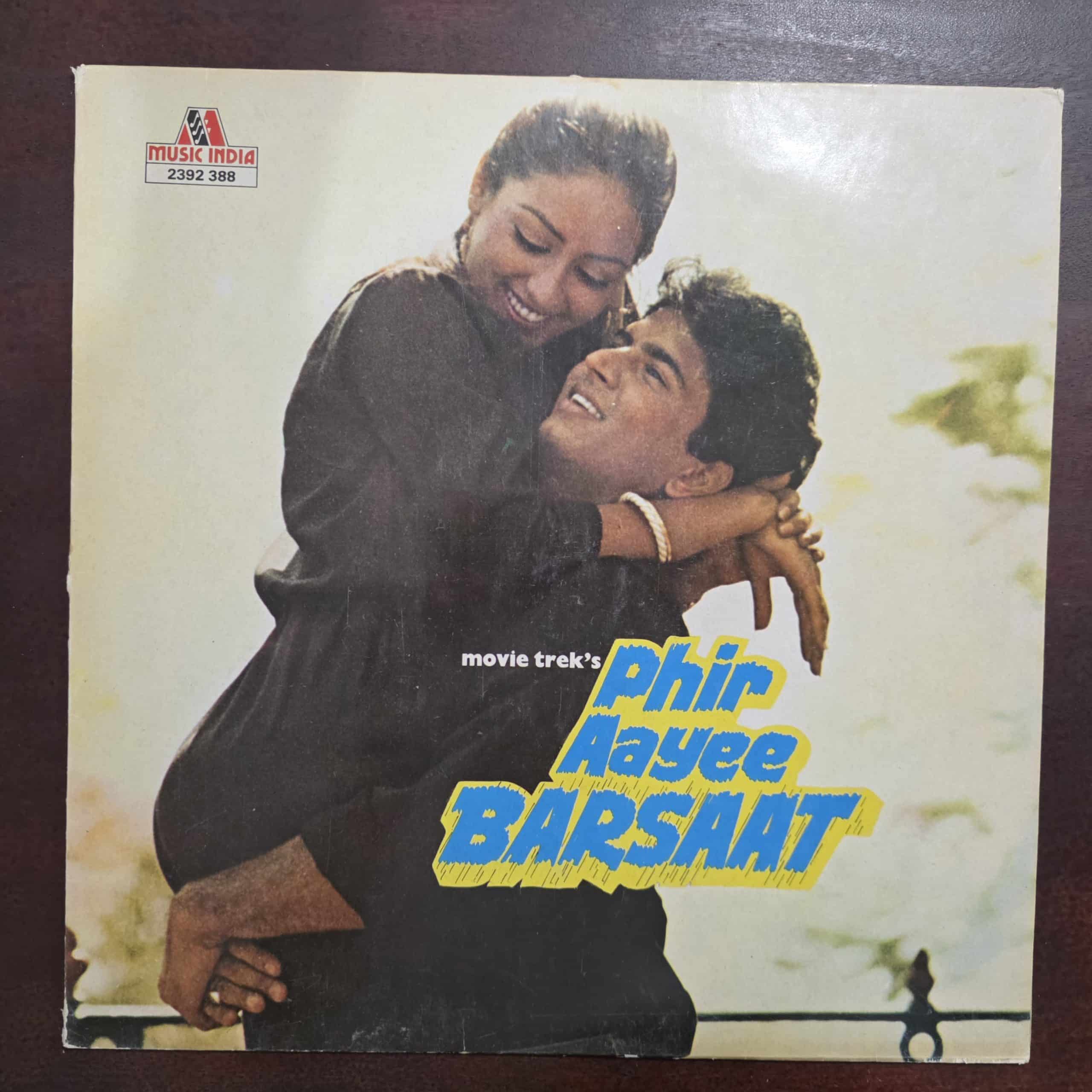 Phir Aayee Barsaat - Record LP Vinyl Vintage - Bollywood
