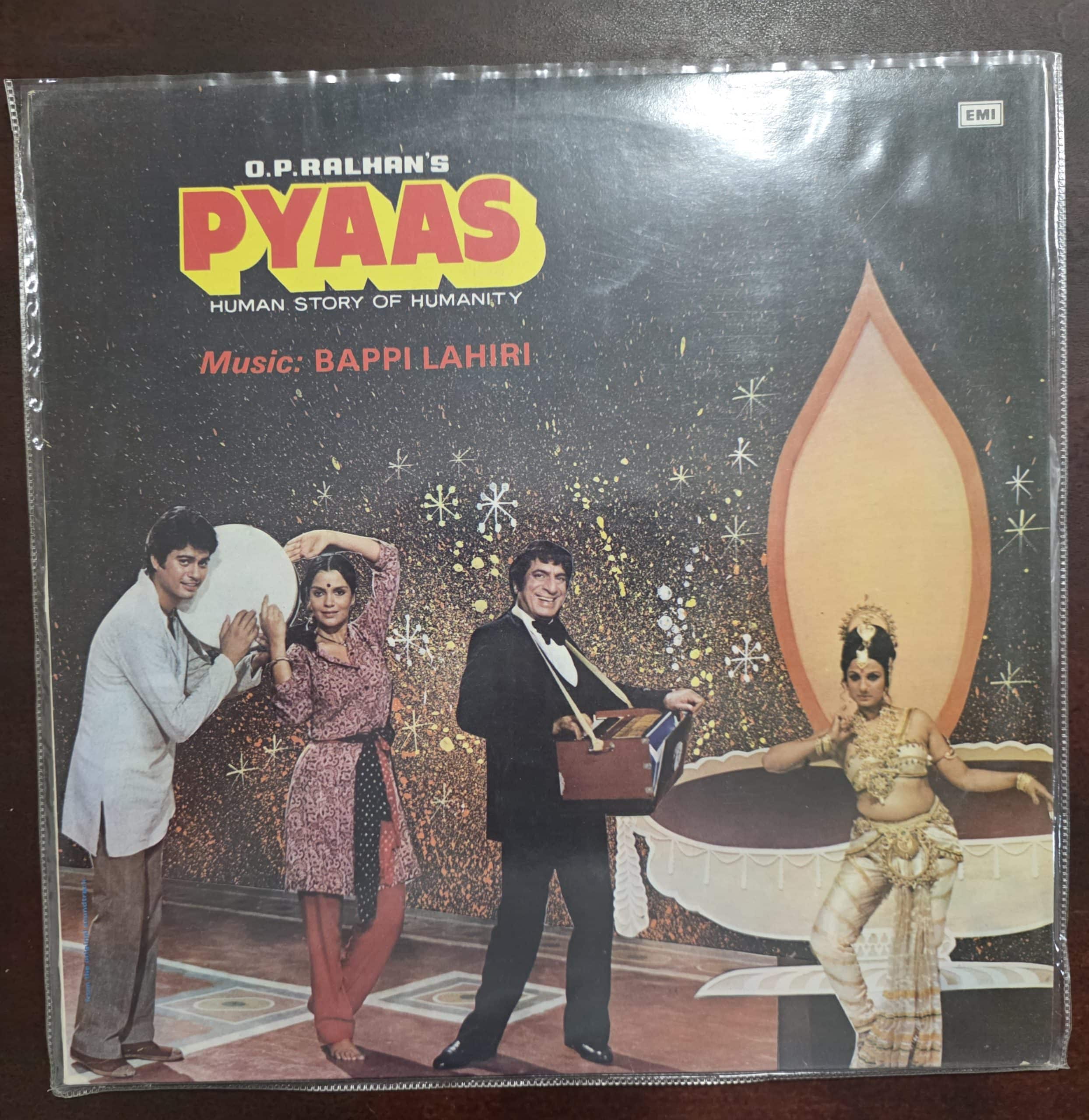 Pyaas - Record LP Vinyl Vintage - Bollywood
