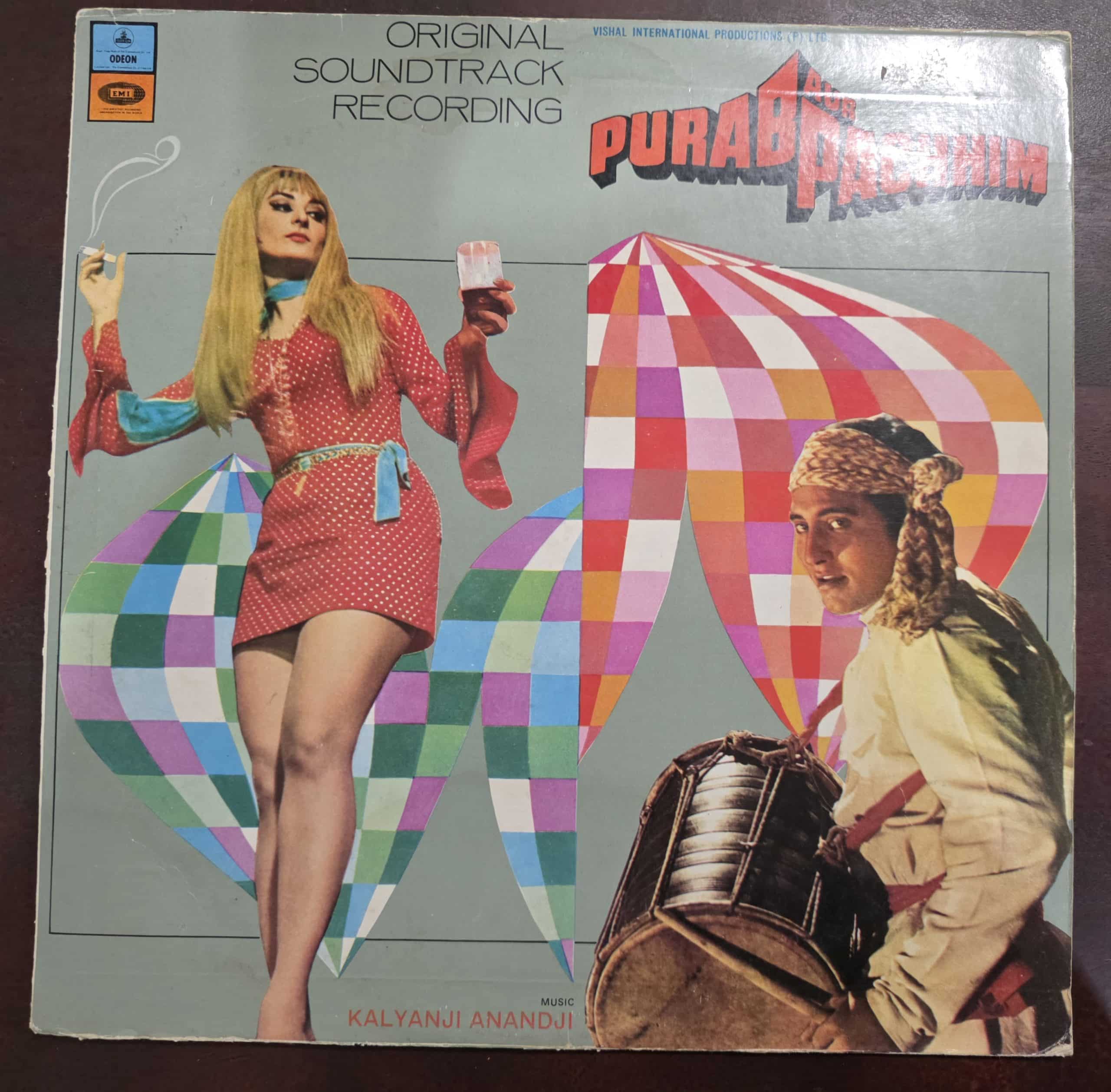 Purab Aur Pachhim - Record LP Vinyl Vintage - Bollywood