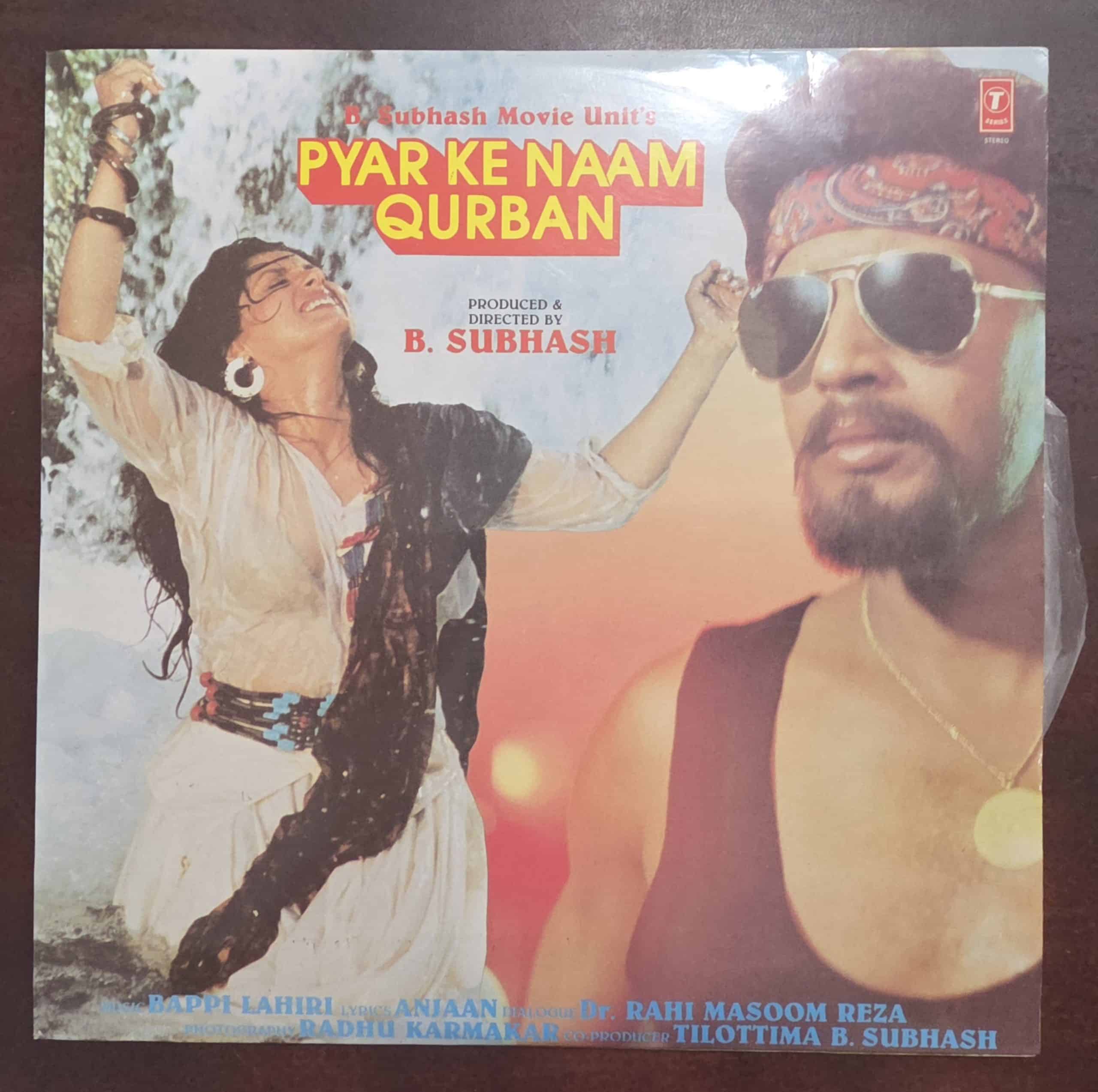 Pyar Ke Naam Qurban - Record LP Vinyl Vintage - Bollywood