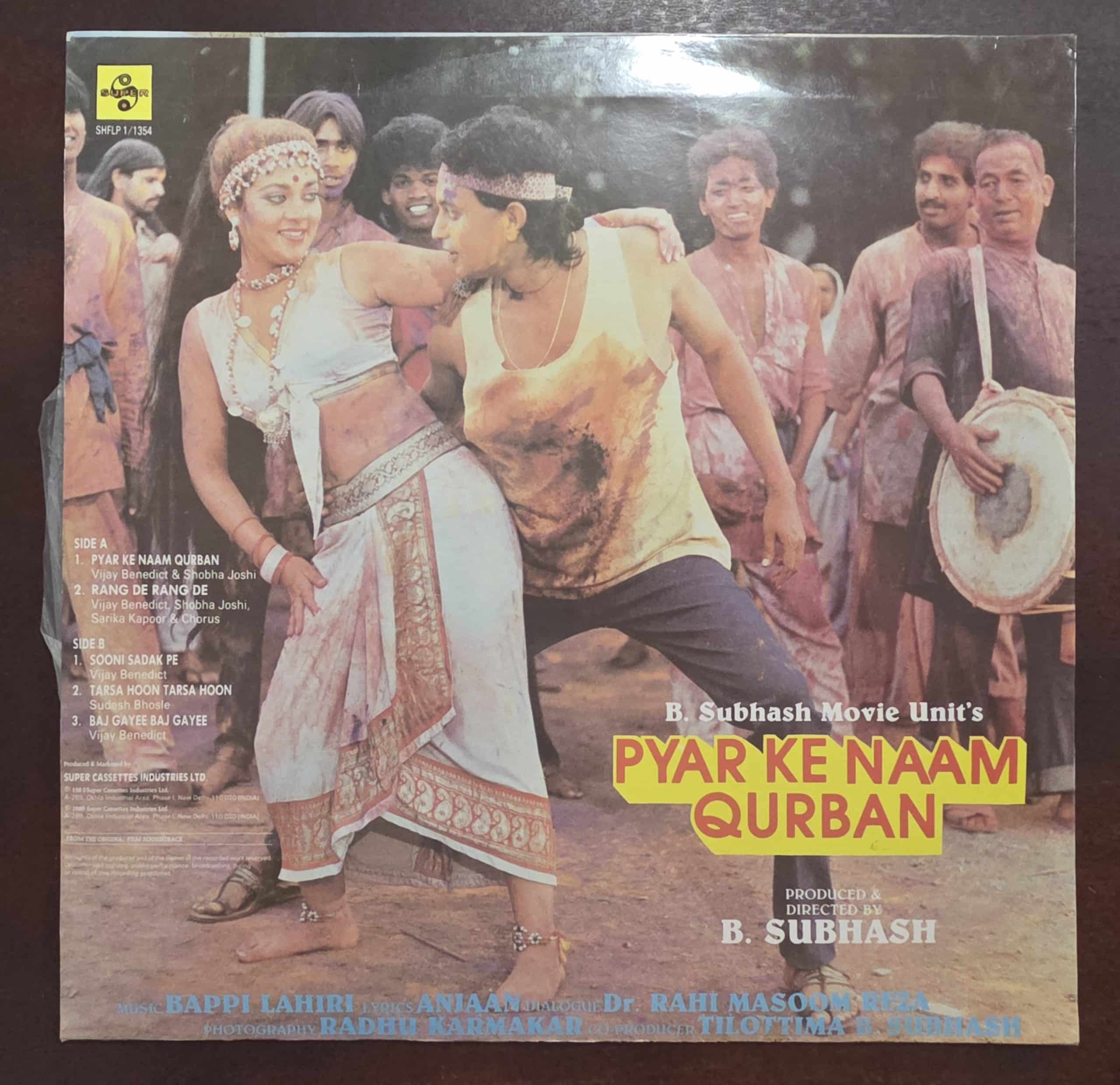 Pyar Ke Naam Qurban - Record LP Vinyl Vintage - Bollywood - Image 2