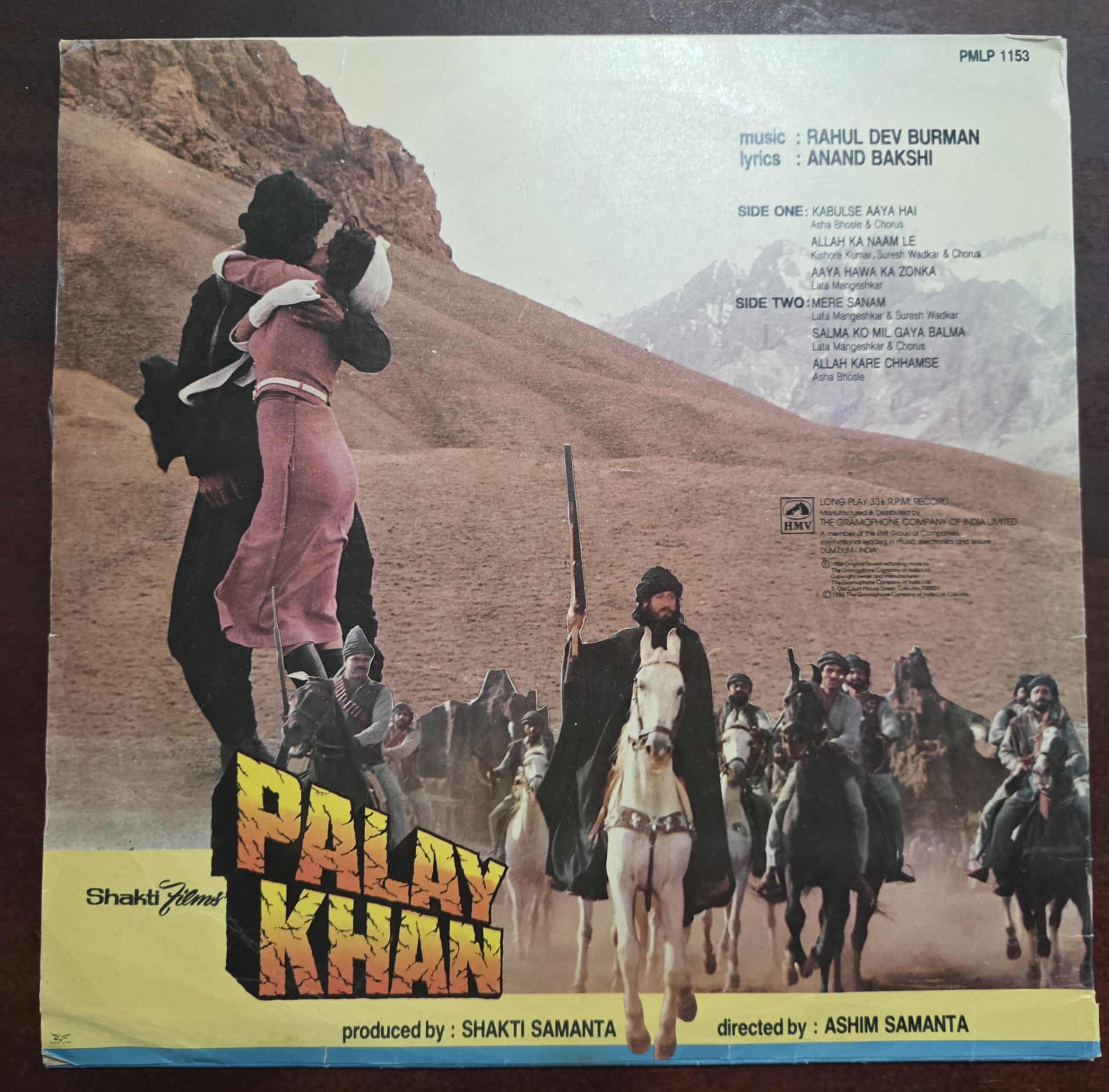 Palay Khan - Record LP Vinyl Vintage - Bollywood - Image 2