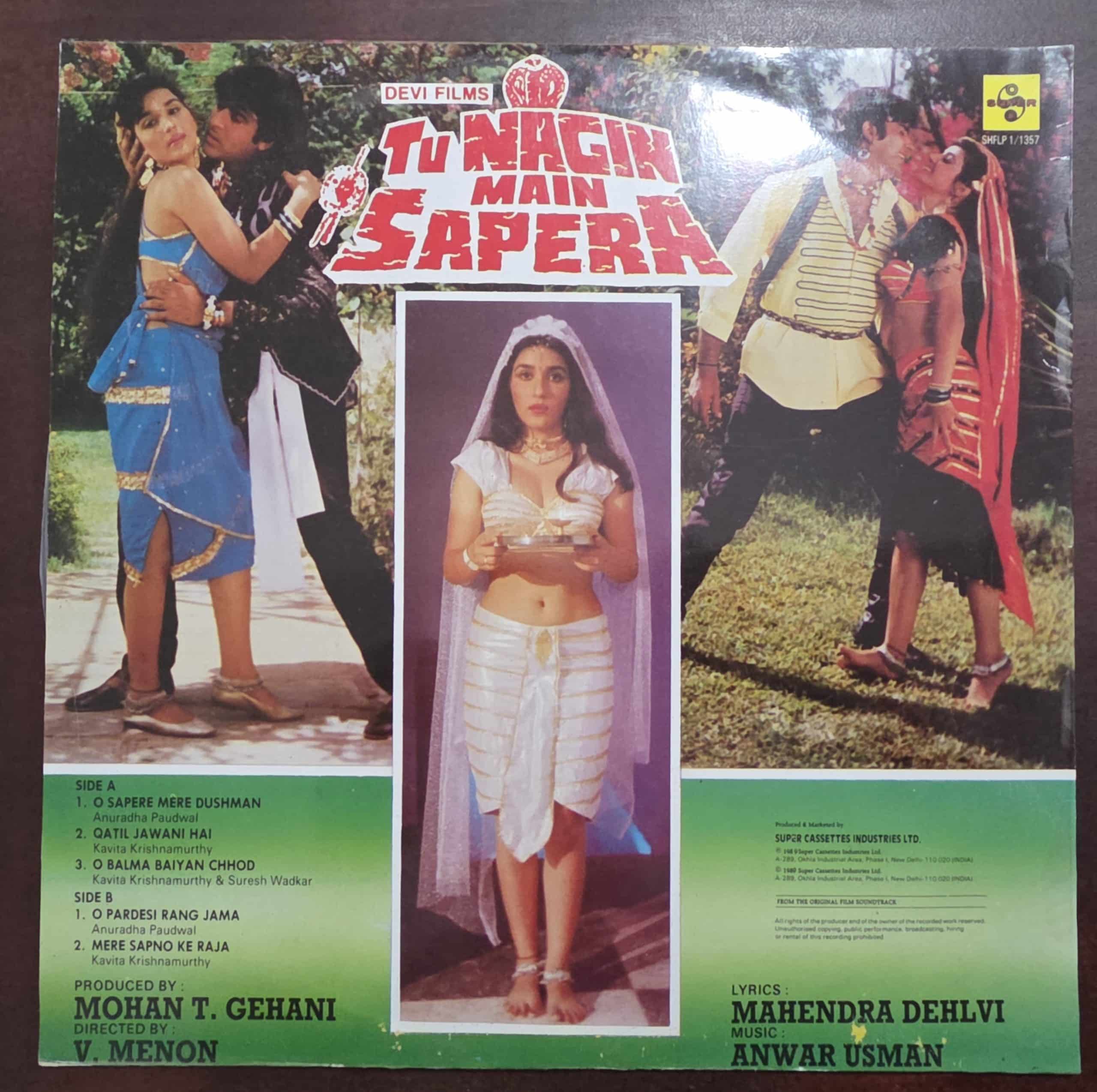 Tu Nagin Main Sapera - Record LP Vinyl Vintage - Bollywood - Image 2