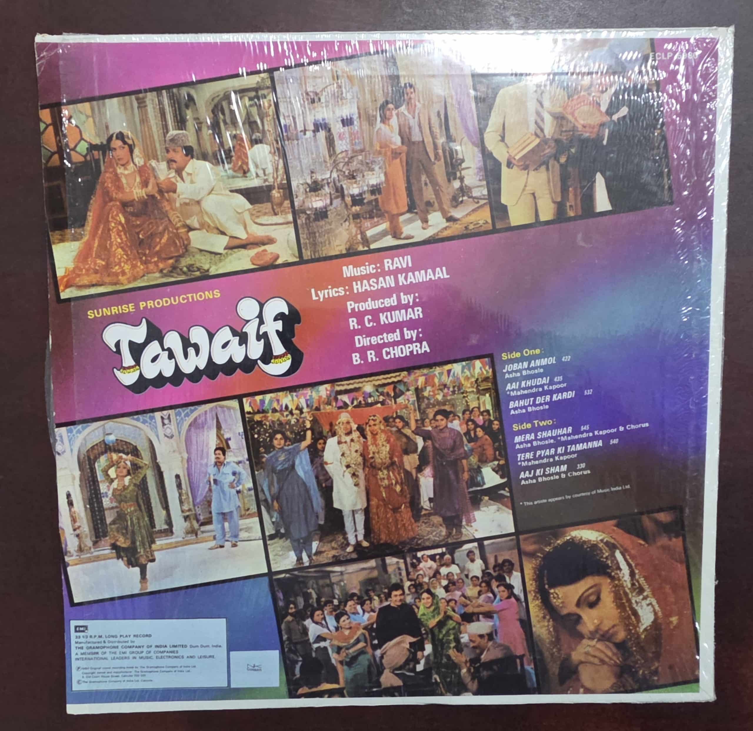 Tawaif - Record LP Vinyl Vintage - Bollywood - Image 2