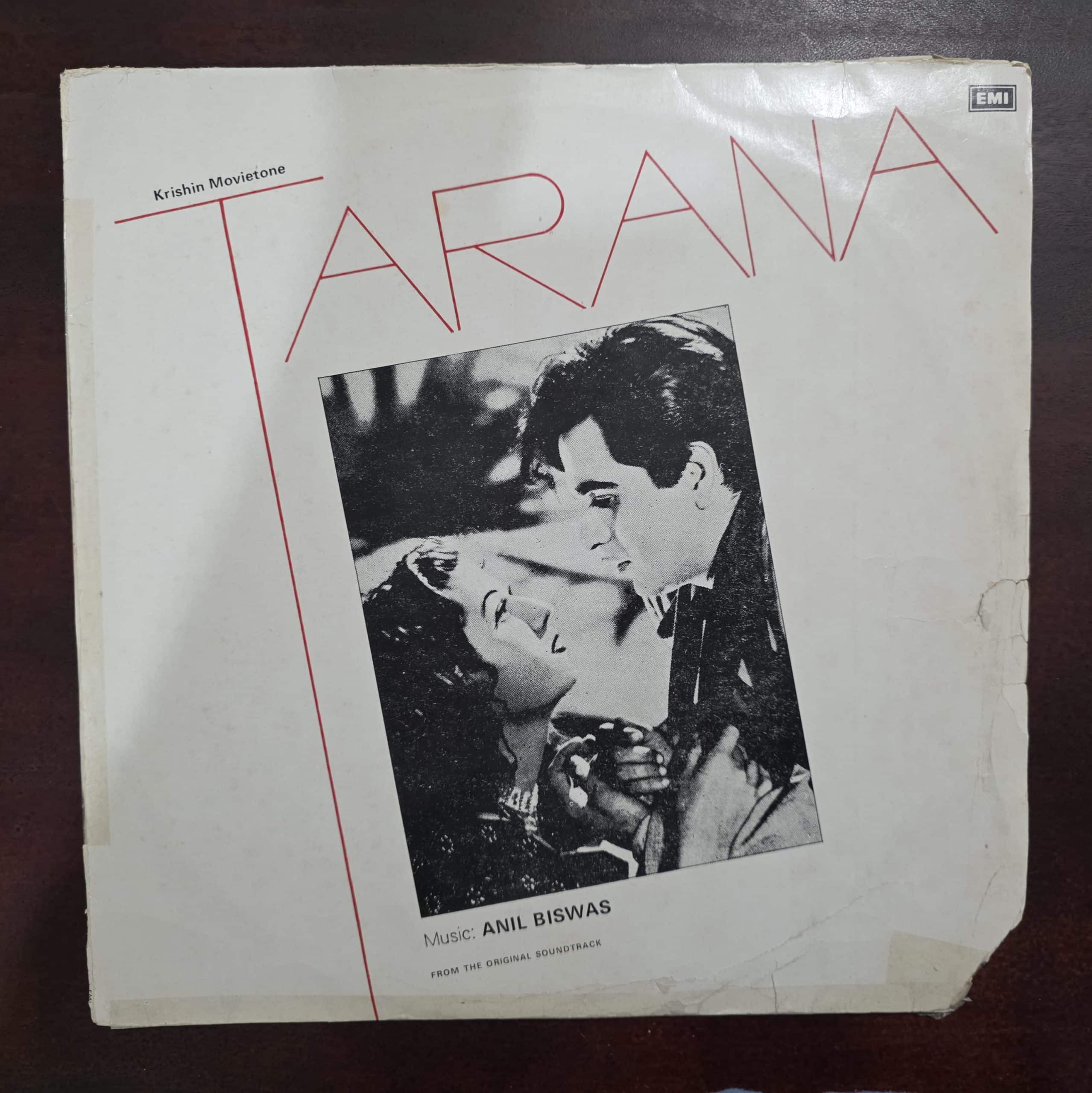 Tarana (Worn Sleeve) - Record LP Vinyl Vintage - Bollywood