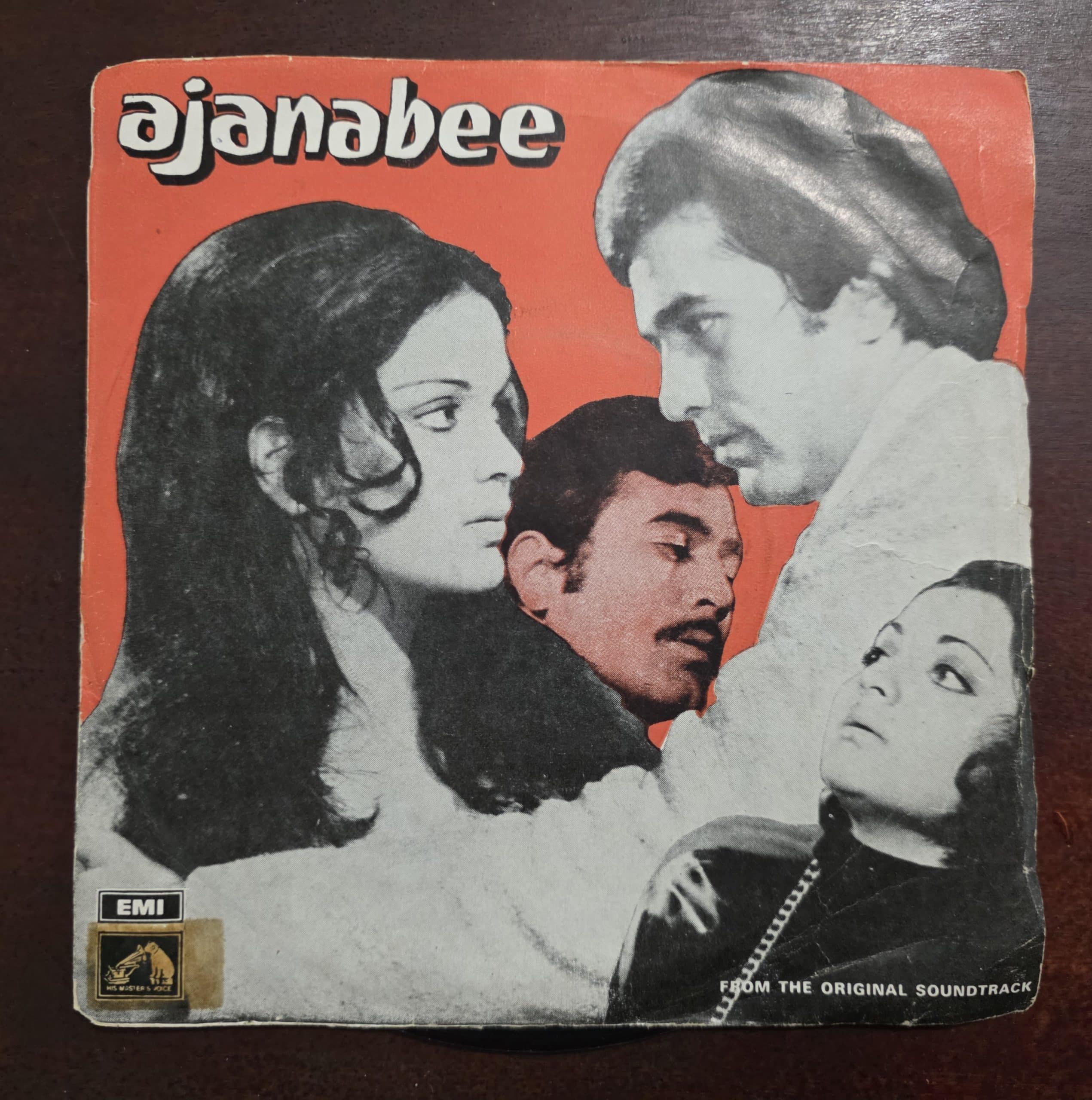 Ajanabee - 7EPE 7074 - Record EP Vinyl Vintage -Bollywood