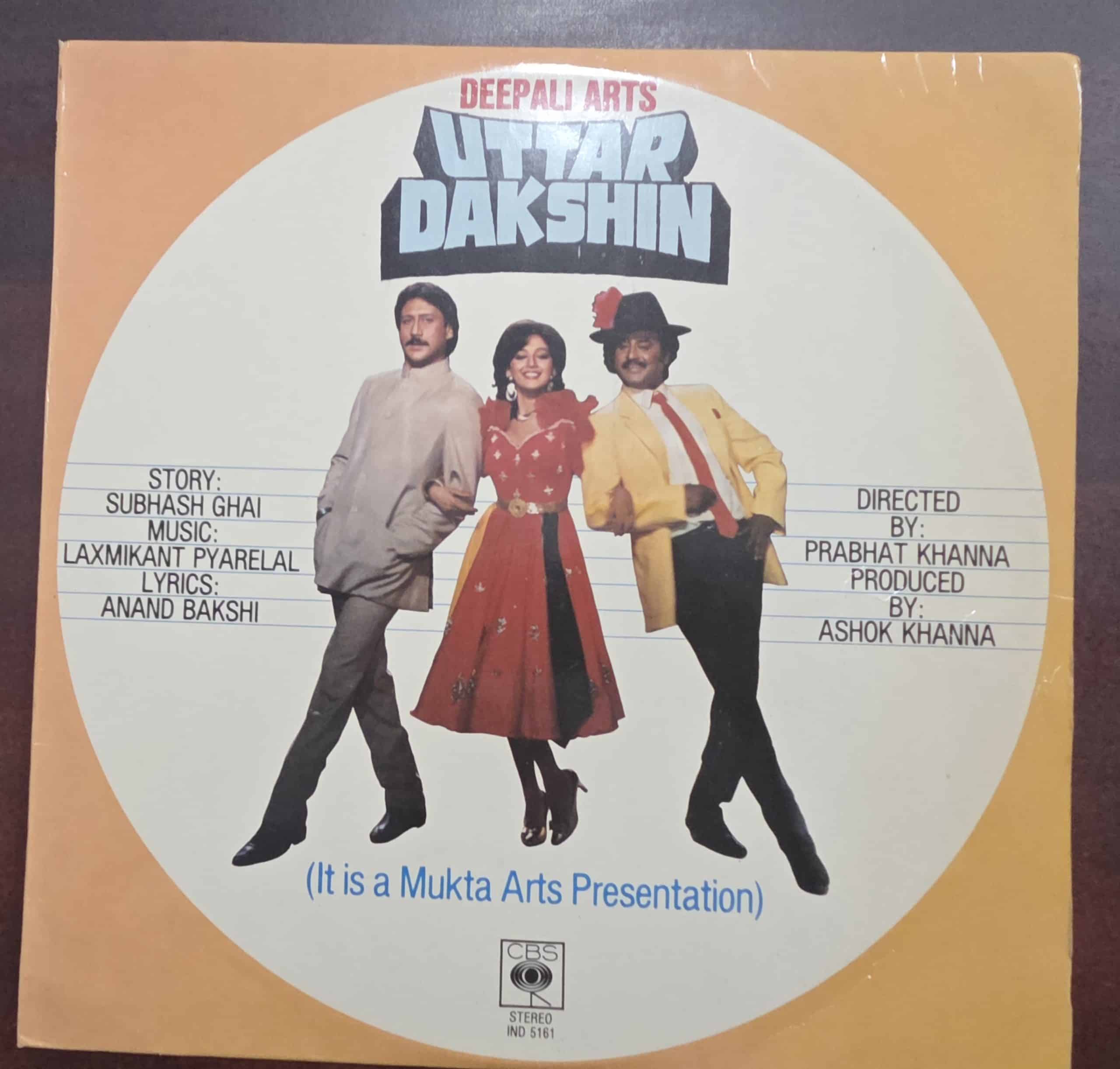 Uttar Dakshin - Record LP Vinyl Vintage - Bollywood