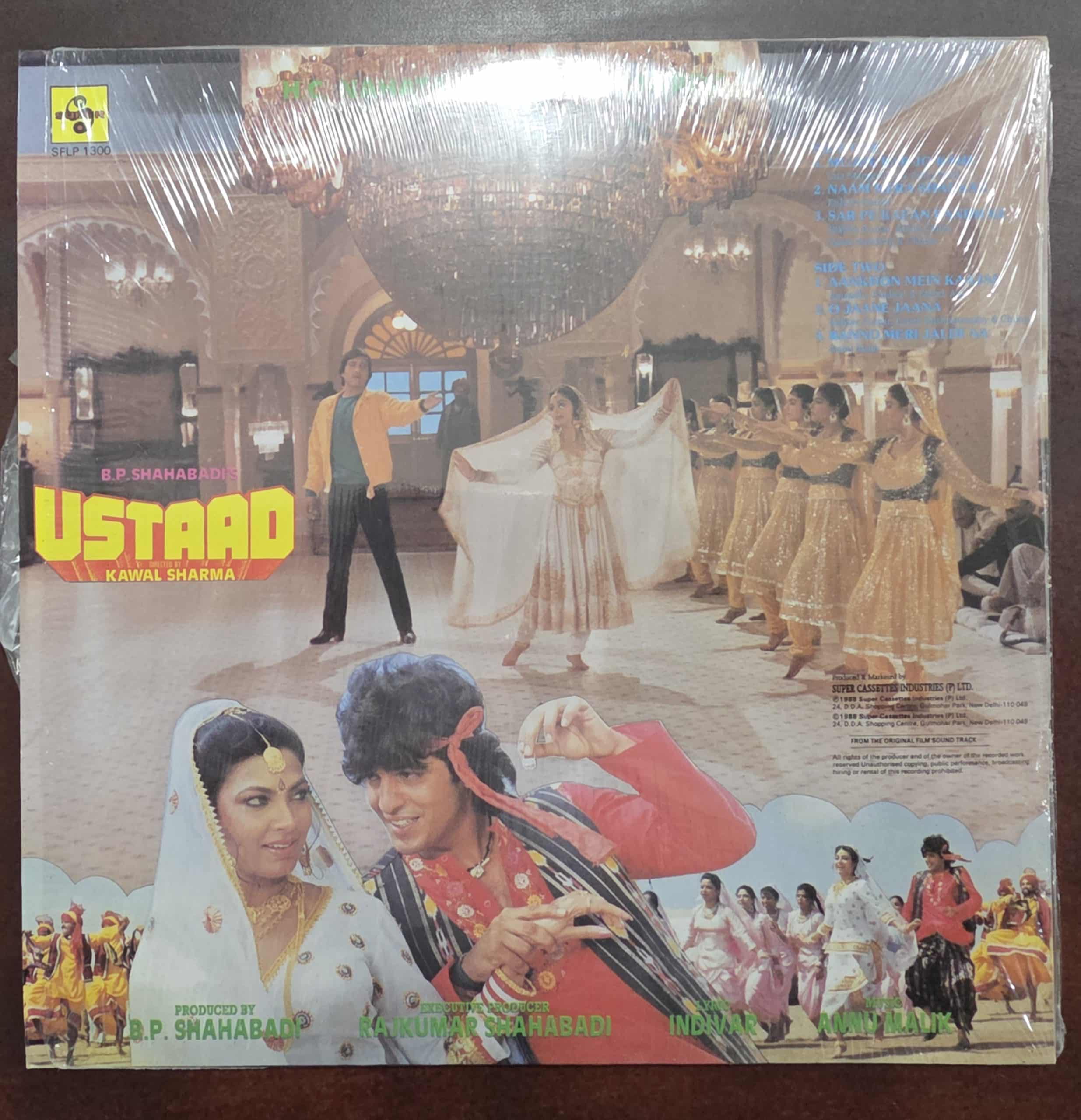Ustaad - Record LP Vinyl Vintage - Bollywood - Image 2