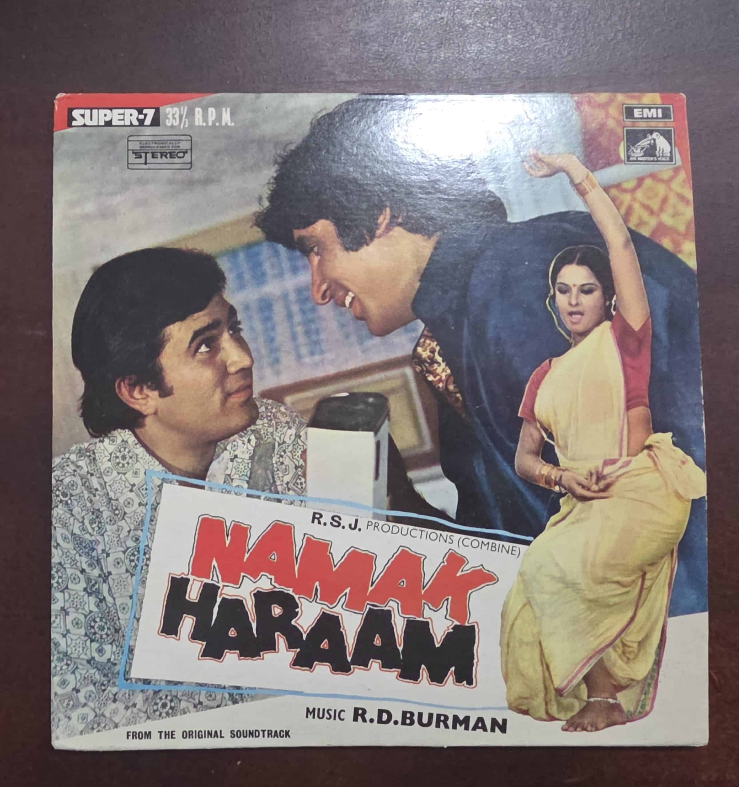 Namak Haraam - D/7LPE.8001 - Record EP Vinyl Vintage -Bollywood