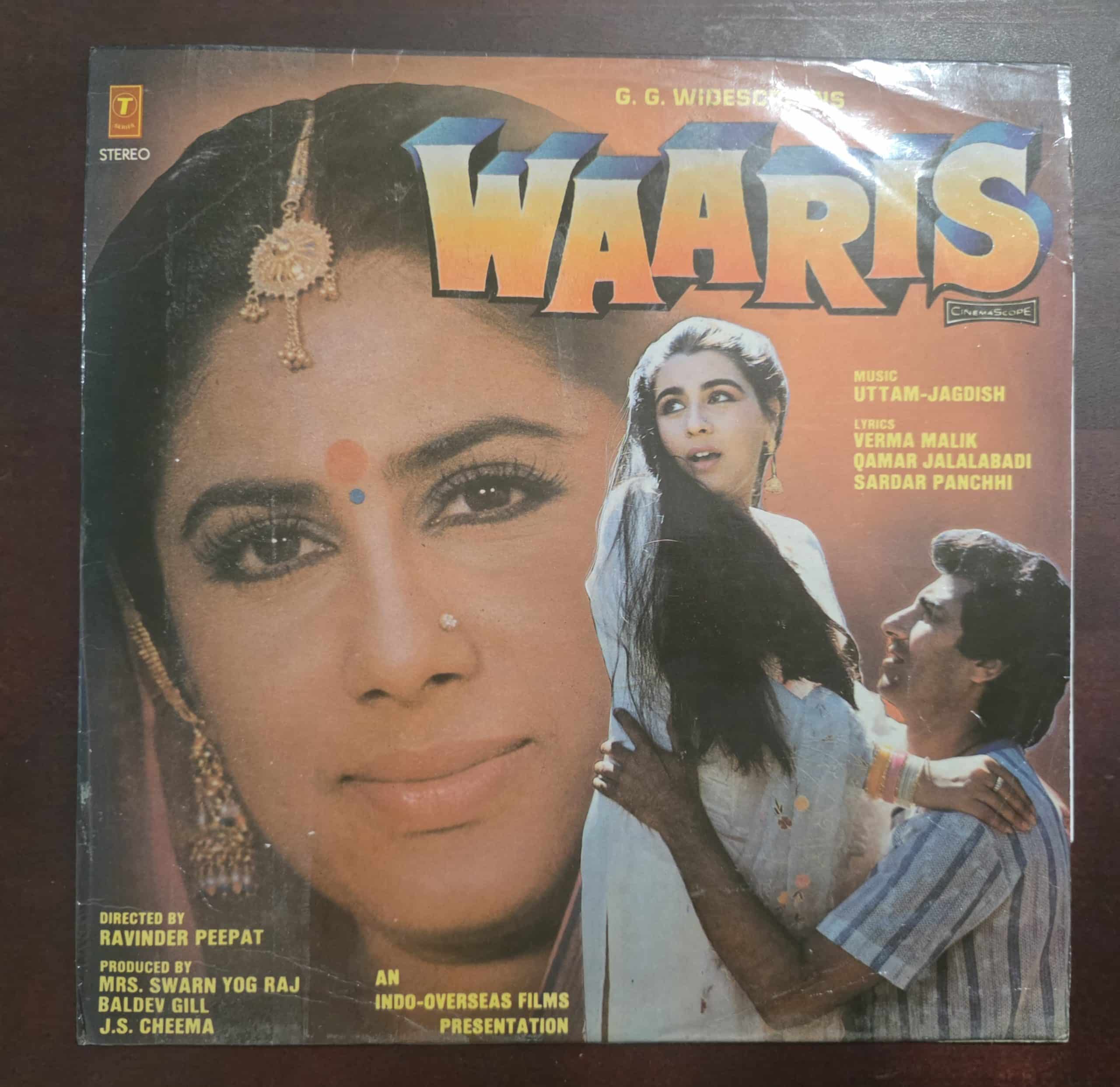 Waaris - Record LP Vinyl Vintage - Bollywood