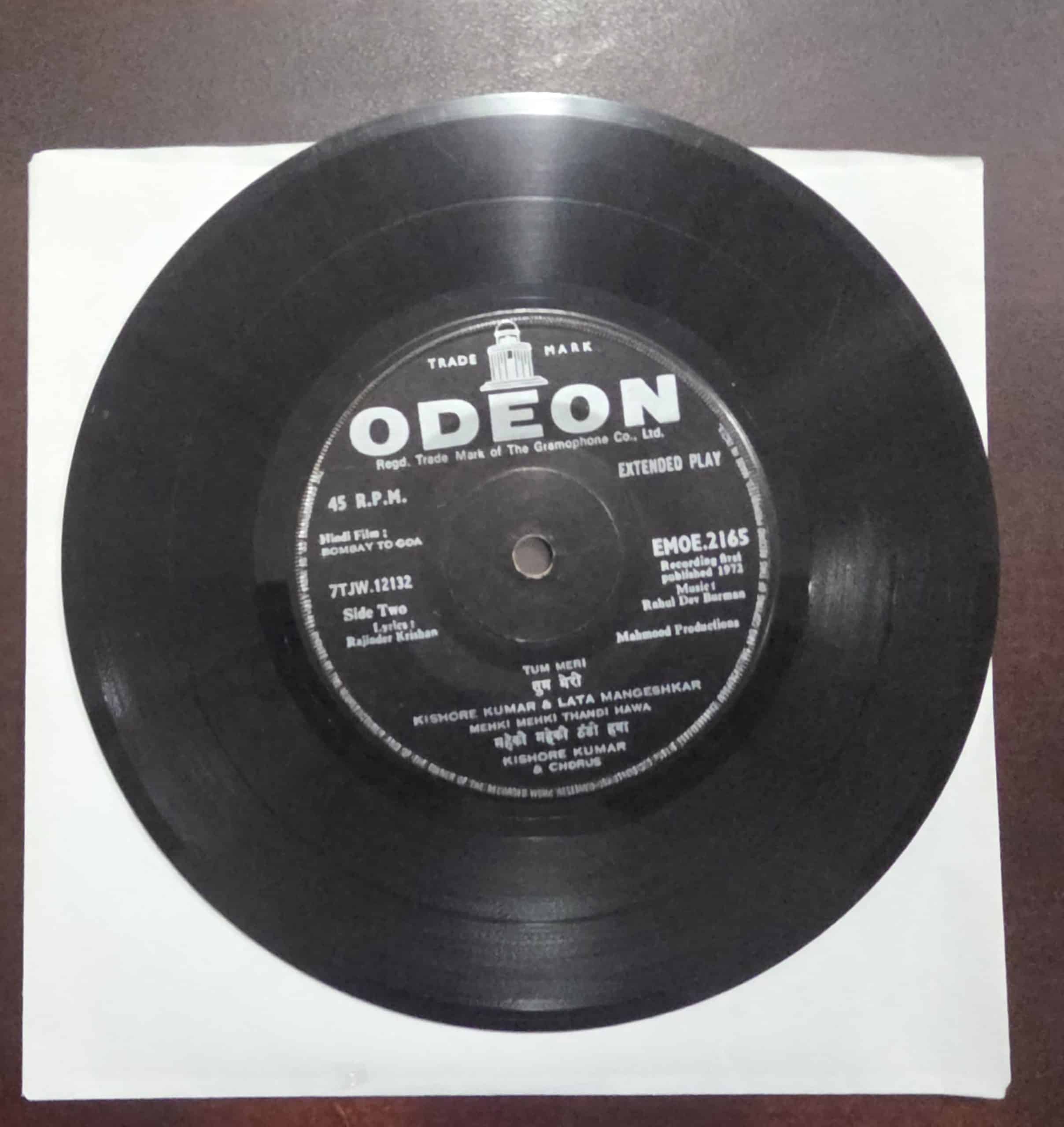 Bombay To Goa - EMOE 2165 - Record EP Vinyl Vintage -Bollywood - Image 3