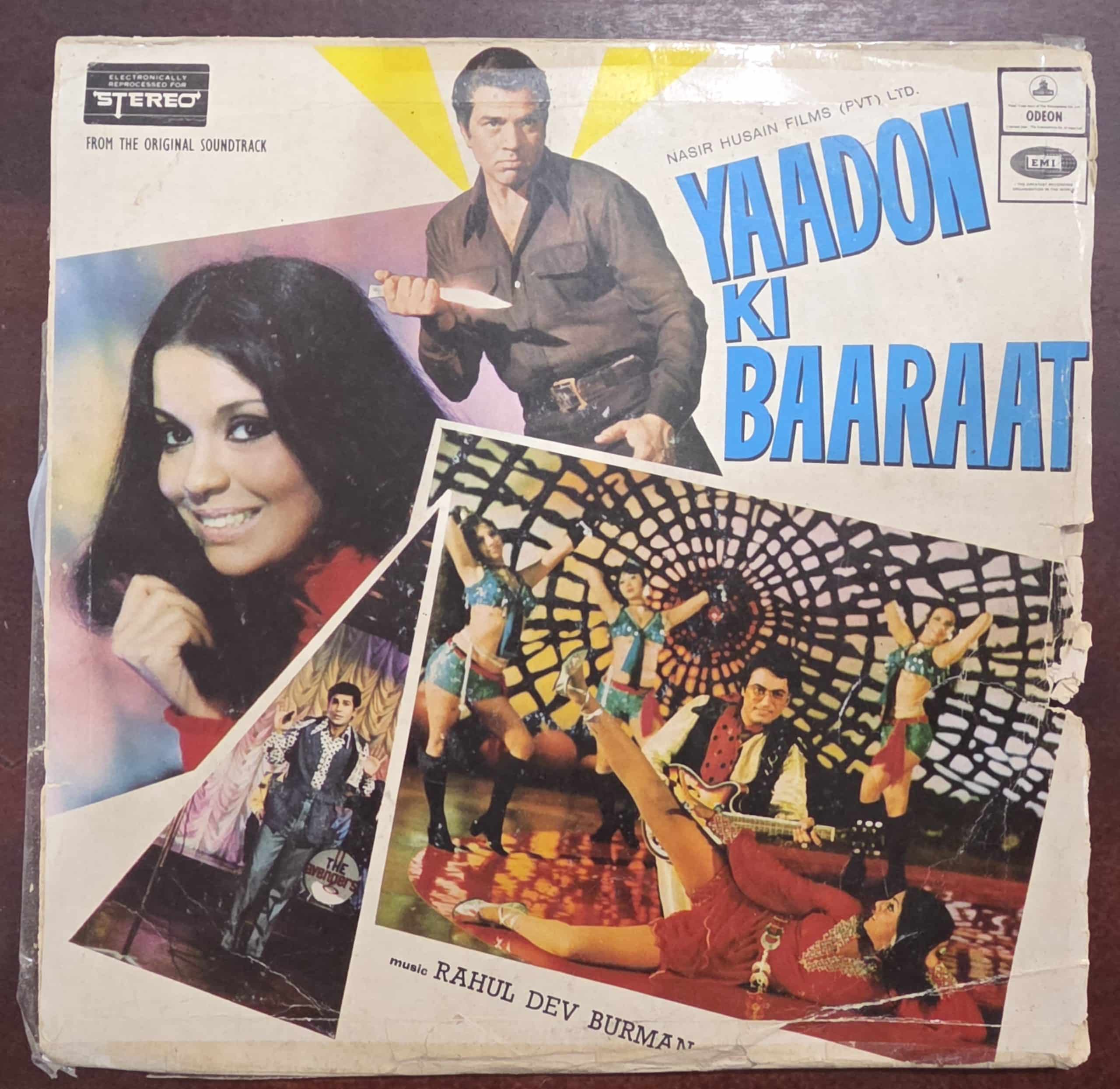 Yaadon Ki Baaraat - Record LP Vinyl Vintage - Bollywood