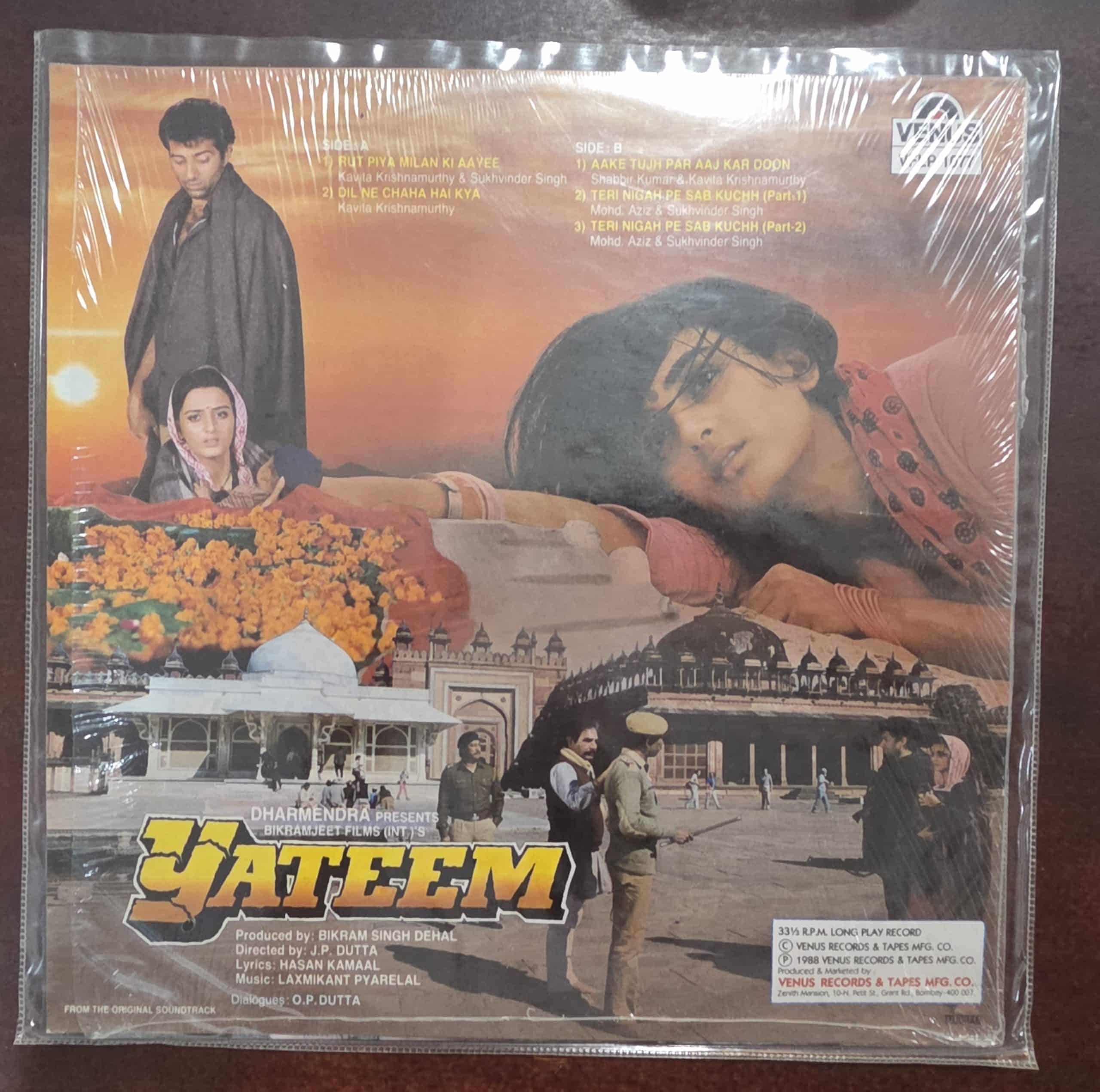 Yateem - Record LP Vinyl Vintage - Bollywood - Image 2