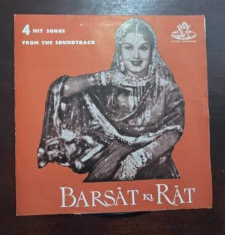 Barsat Ki Rat - TAE 1038 - Record EP Vinyl Vintage -Bollywood