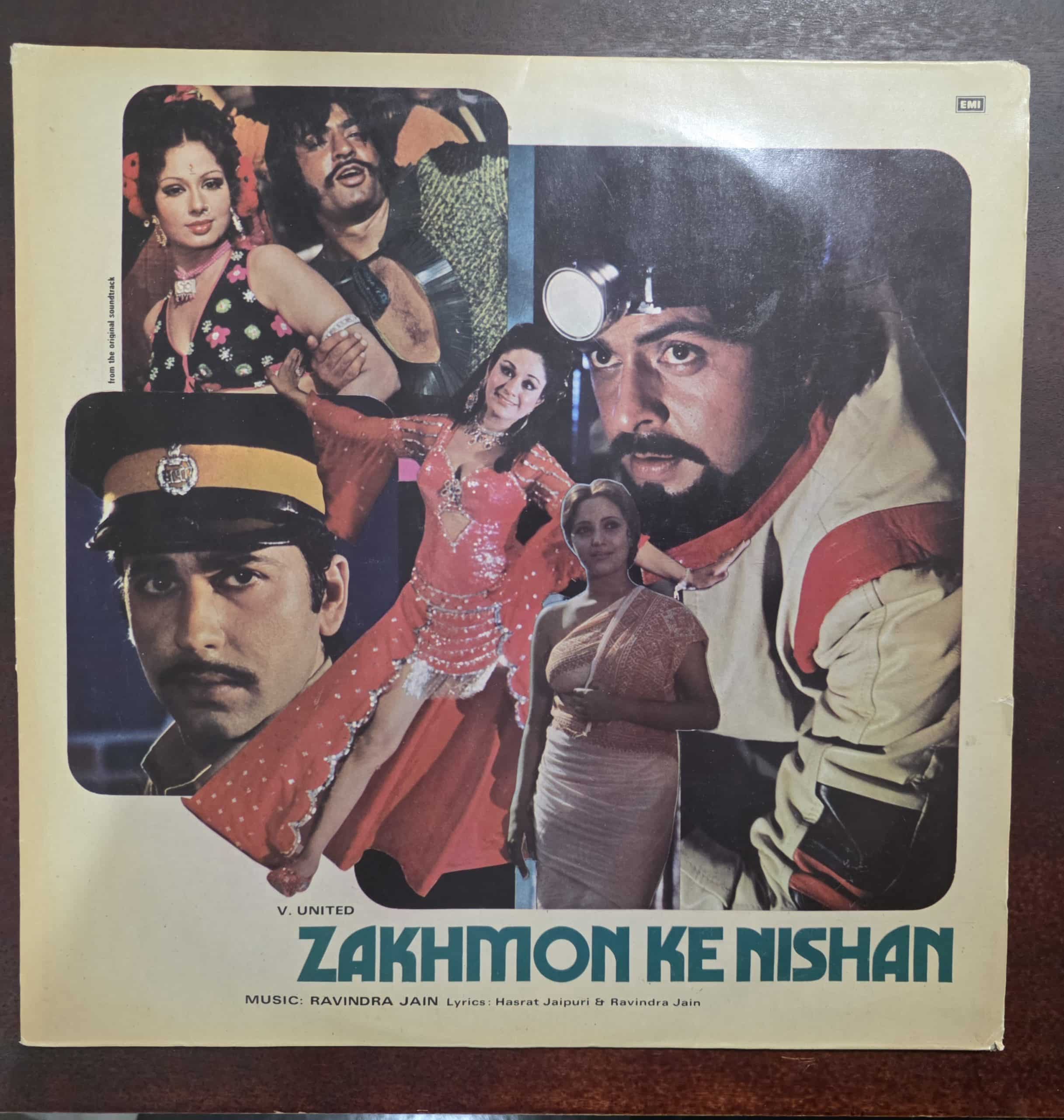 Zakhmon Ke Nishan - Record LP Vinyl Vintage - Bollywood