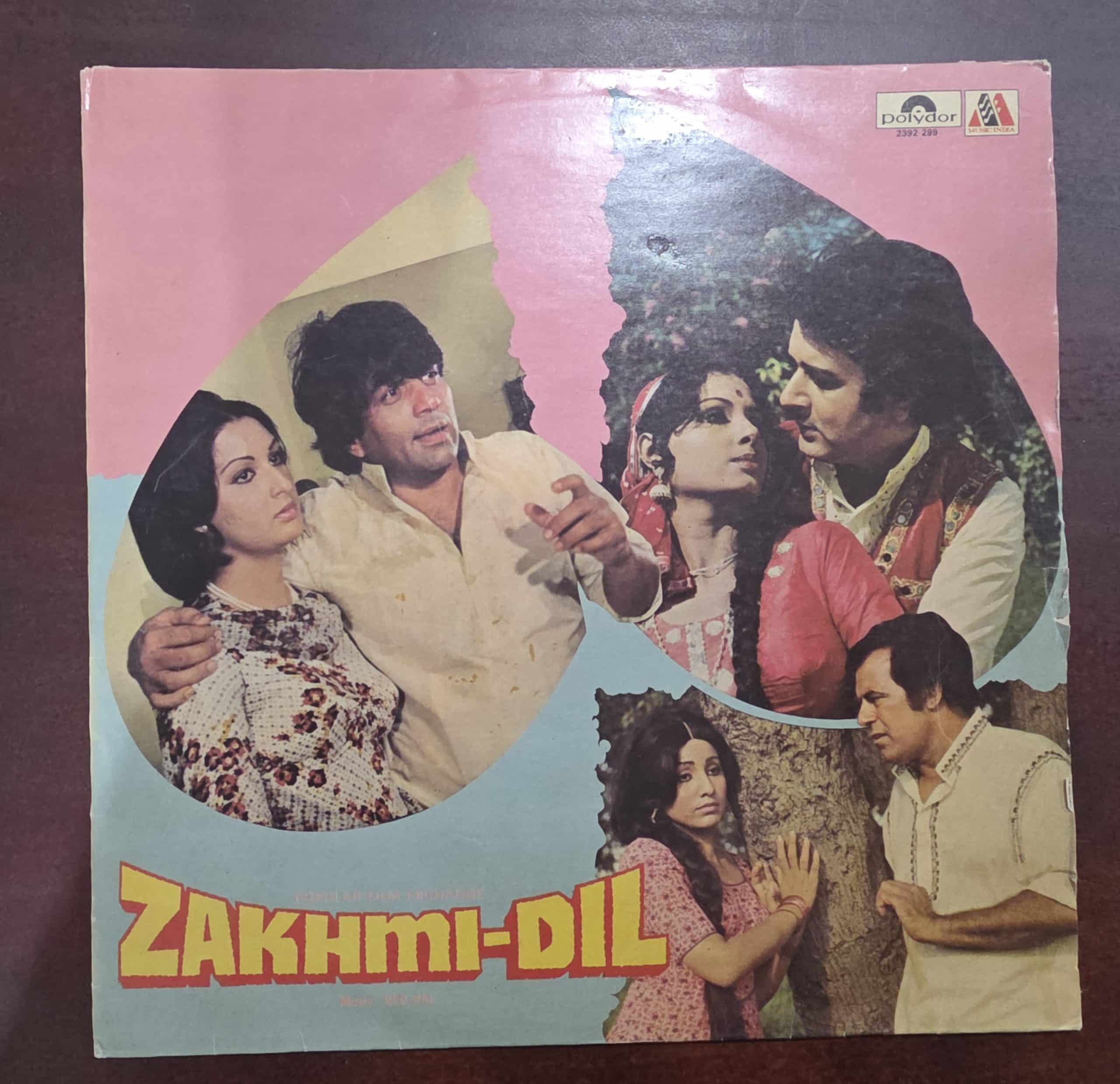 Zakhmi-Dil - Record LP Vinyl Vintage - Bollywood