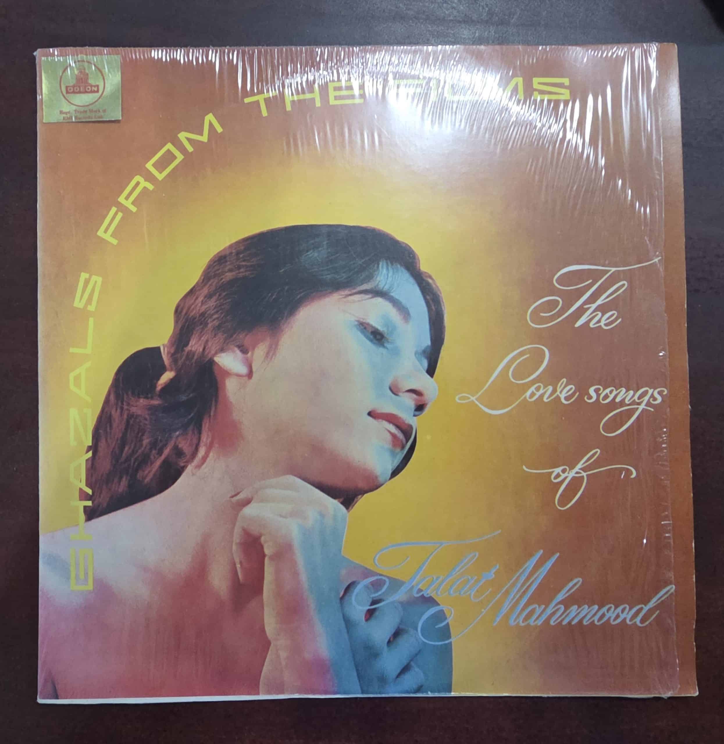 Ghazals From The Films (The Love Songs Of Talat Mahmood) - Record LP Vinyl Vintage - Bollywood