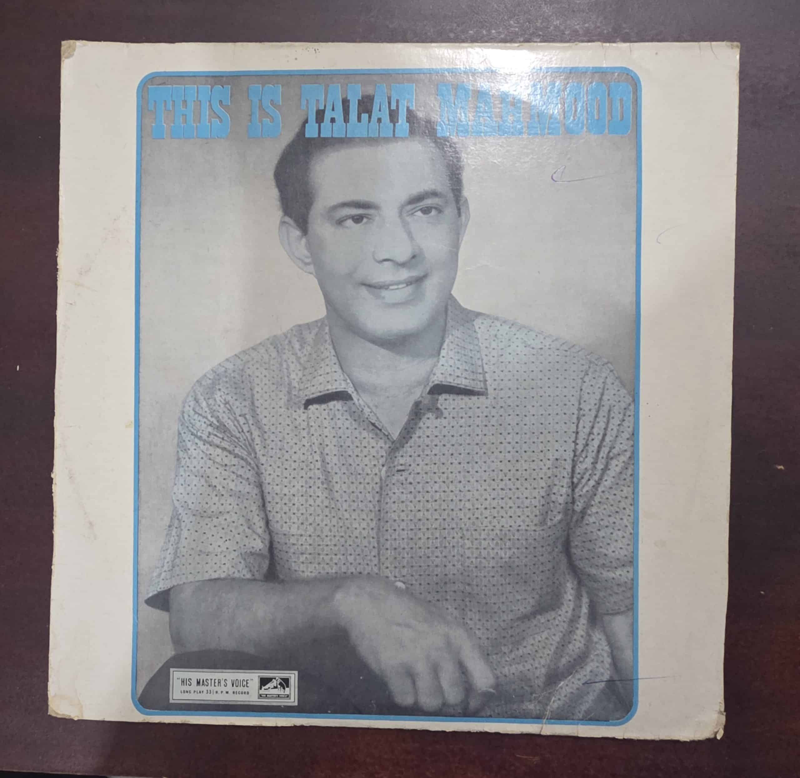 This is Talat Mahmood - Talat Mahmood - Record LP Vinyl Vintage - Bollywood