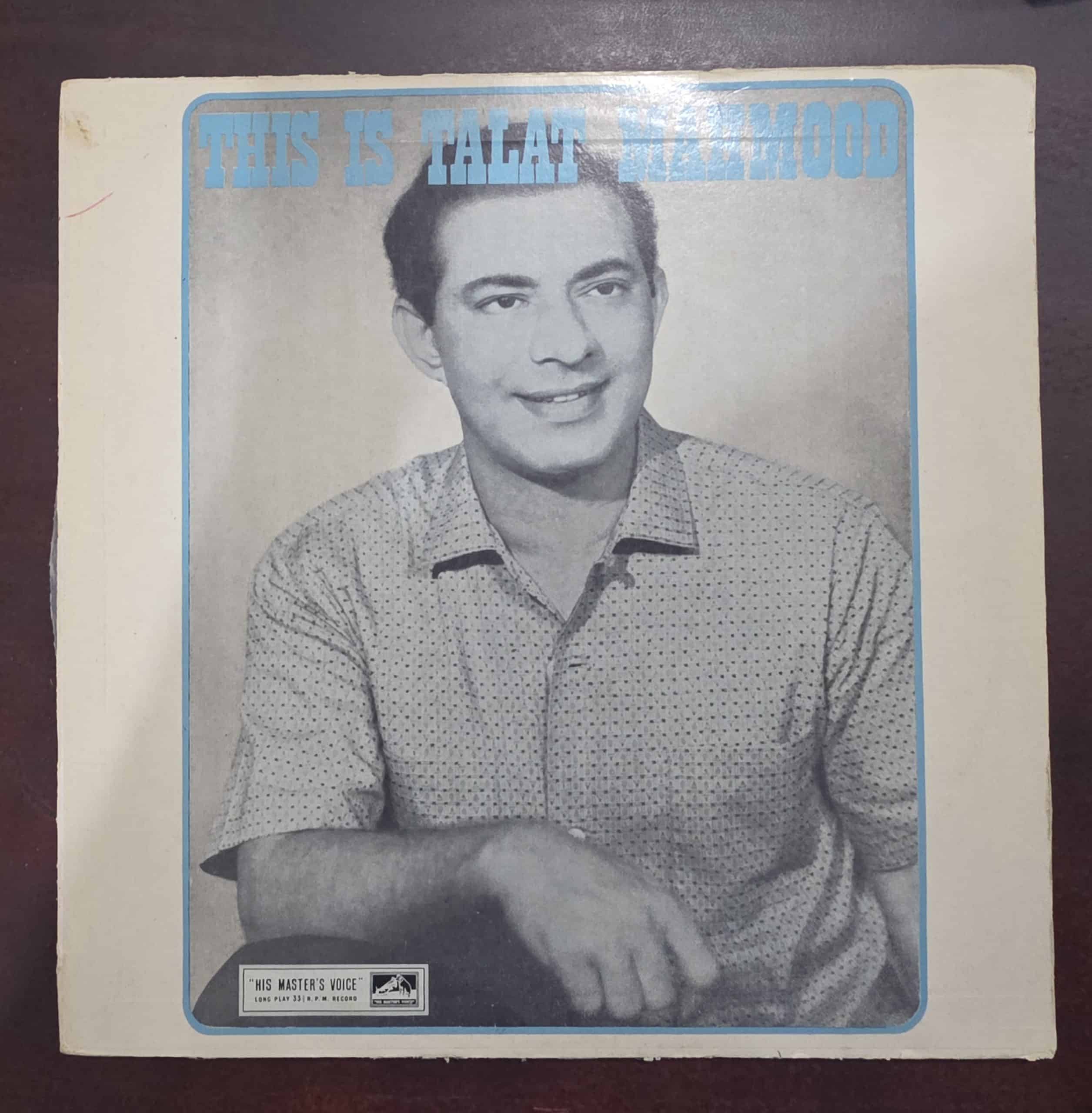 This is Talat Mahmood (Fair Sleeve) - Talat Mahmood - Record LP Vinyl Vintage - Bollywood