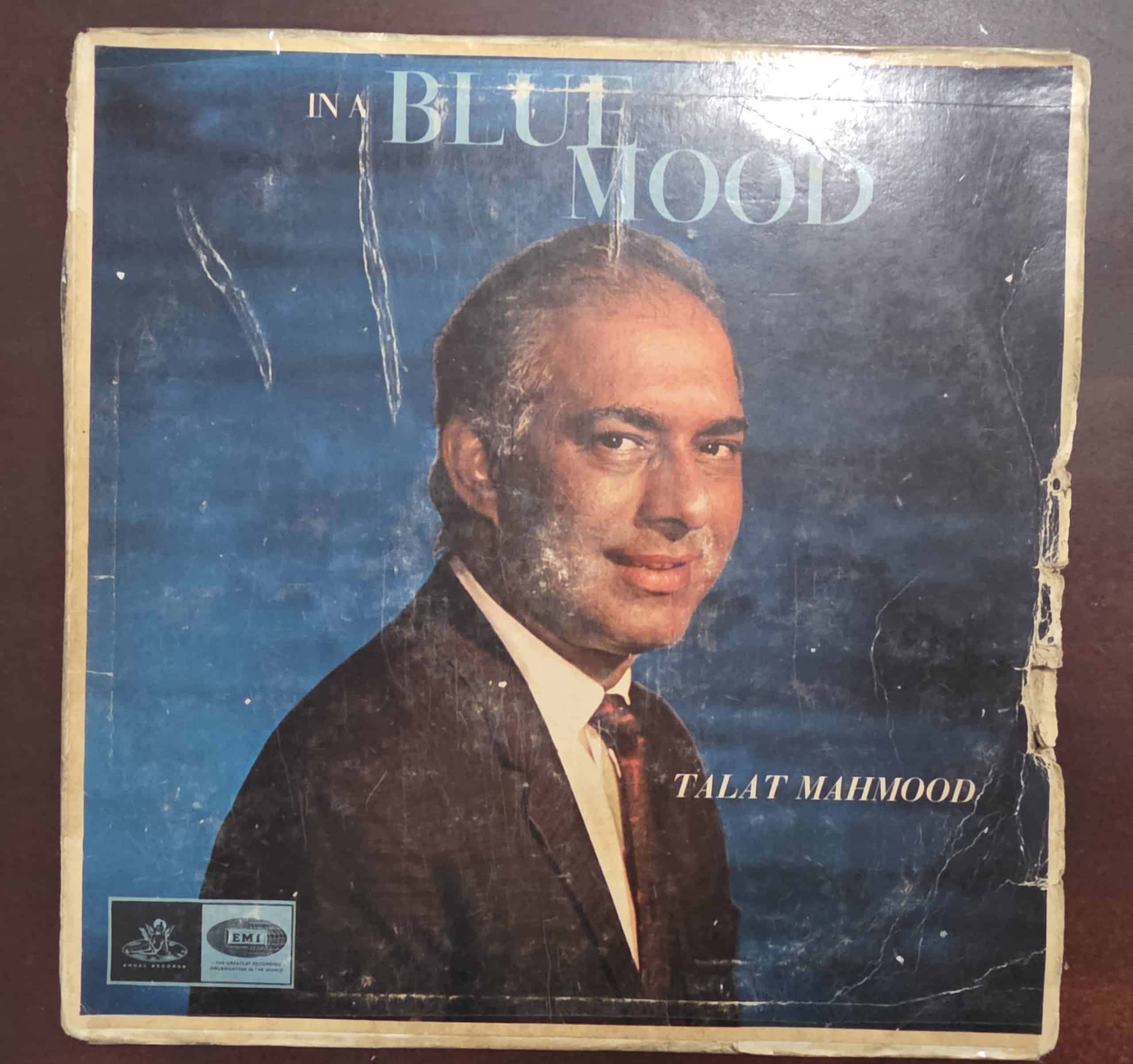 In a Blue Mood - Talat Mahmood - Record LP Vinyl Vintage - Bollywood
