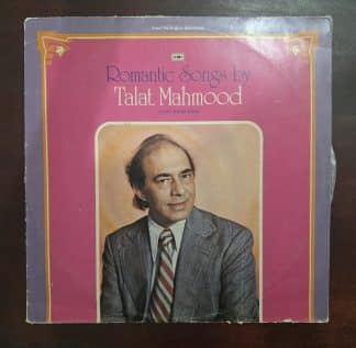 Romantic Songs by Talat Mahmood - Record LP Vinyl Vintage - Bollywood
