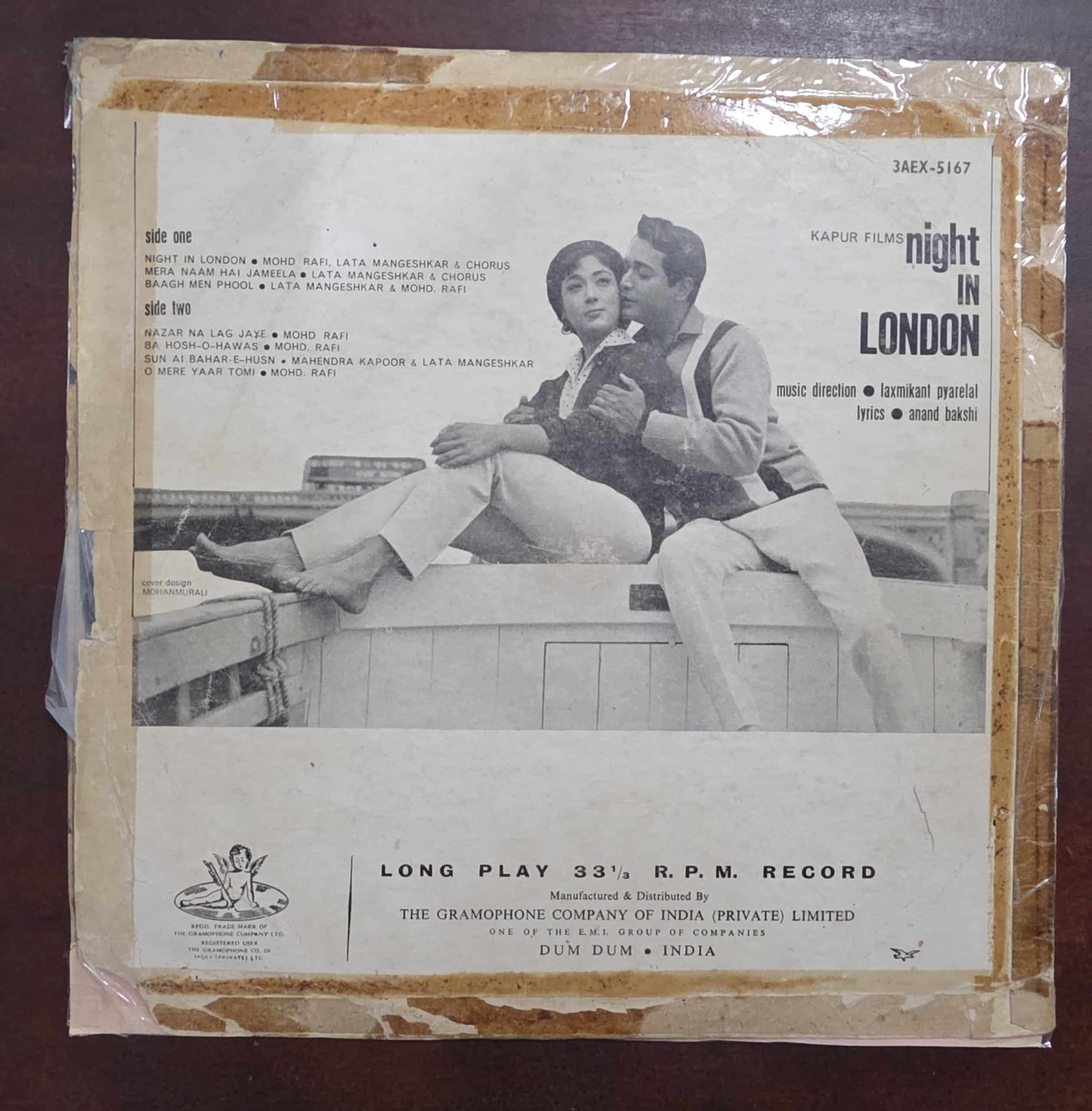 Night in London - Record LP Vinyl Vintage - Bollywood - Image 2