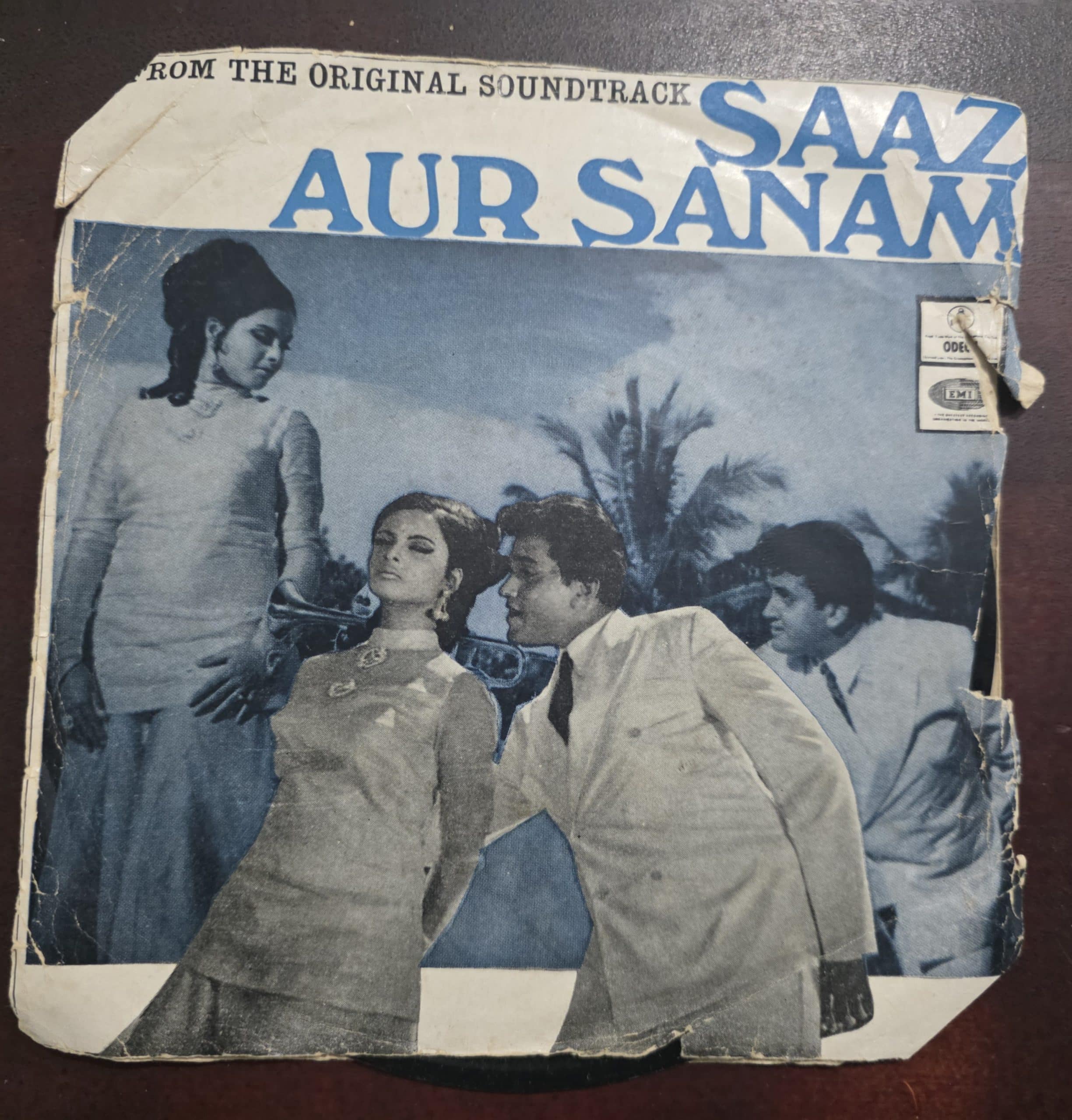Saaz Aur Sanam - EMOE 2084 - Record EP Vinyl Vintage -Bollywood