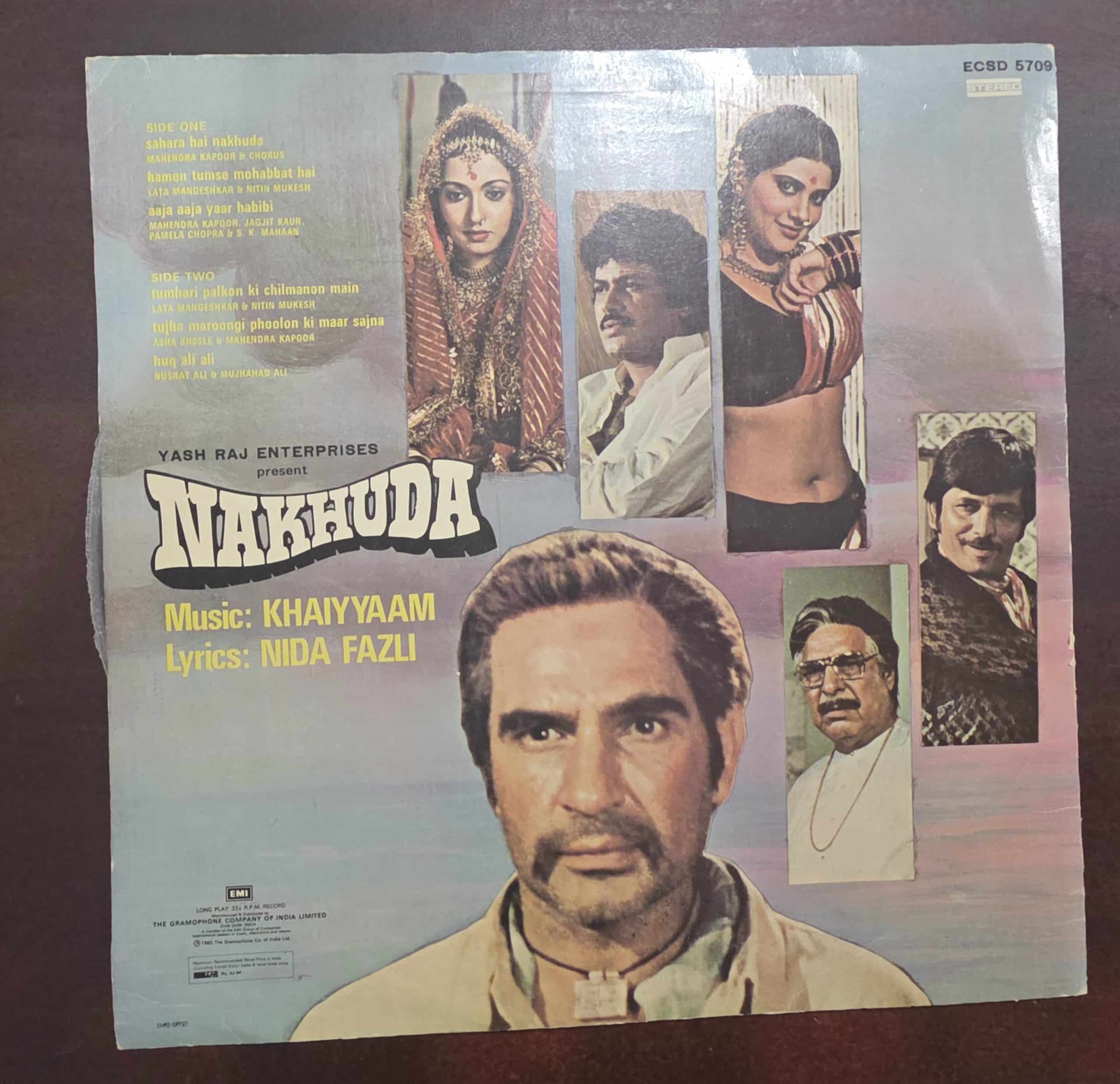 Nakhuda - Record LP Vinyl Vintage - Bollywood - Image 2